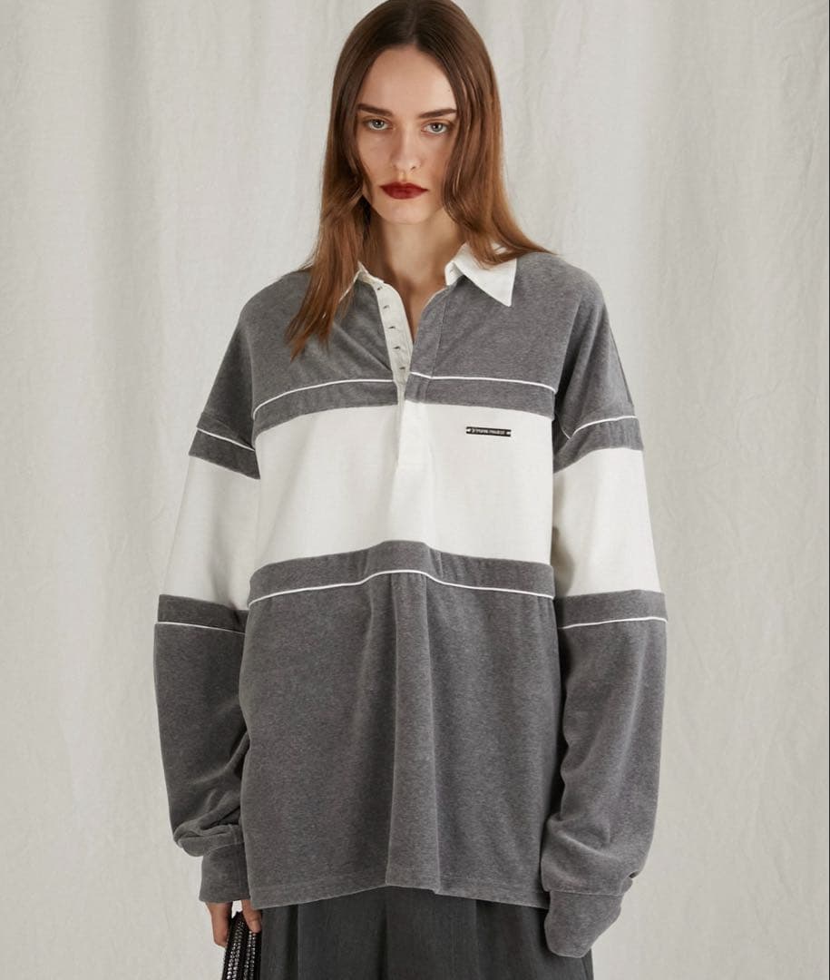 トップス PRANK PROJECT Velor Rugger Over Top