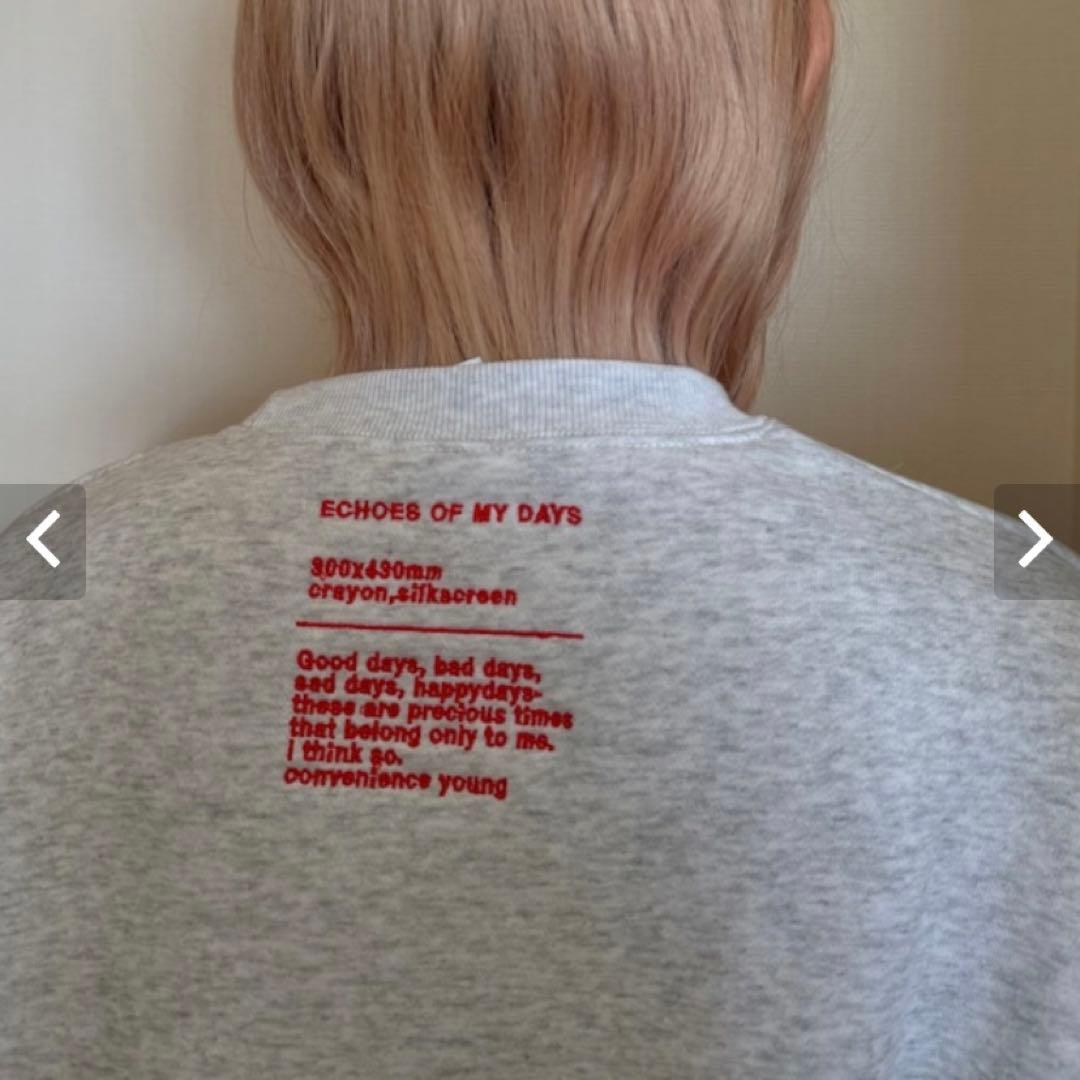 トップス CONVENIENCE YOUNG ECHOES OF MYDAYS SWEAT