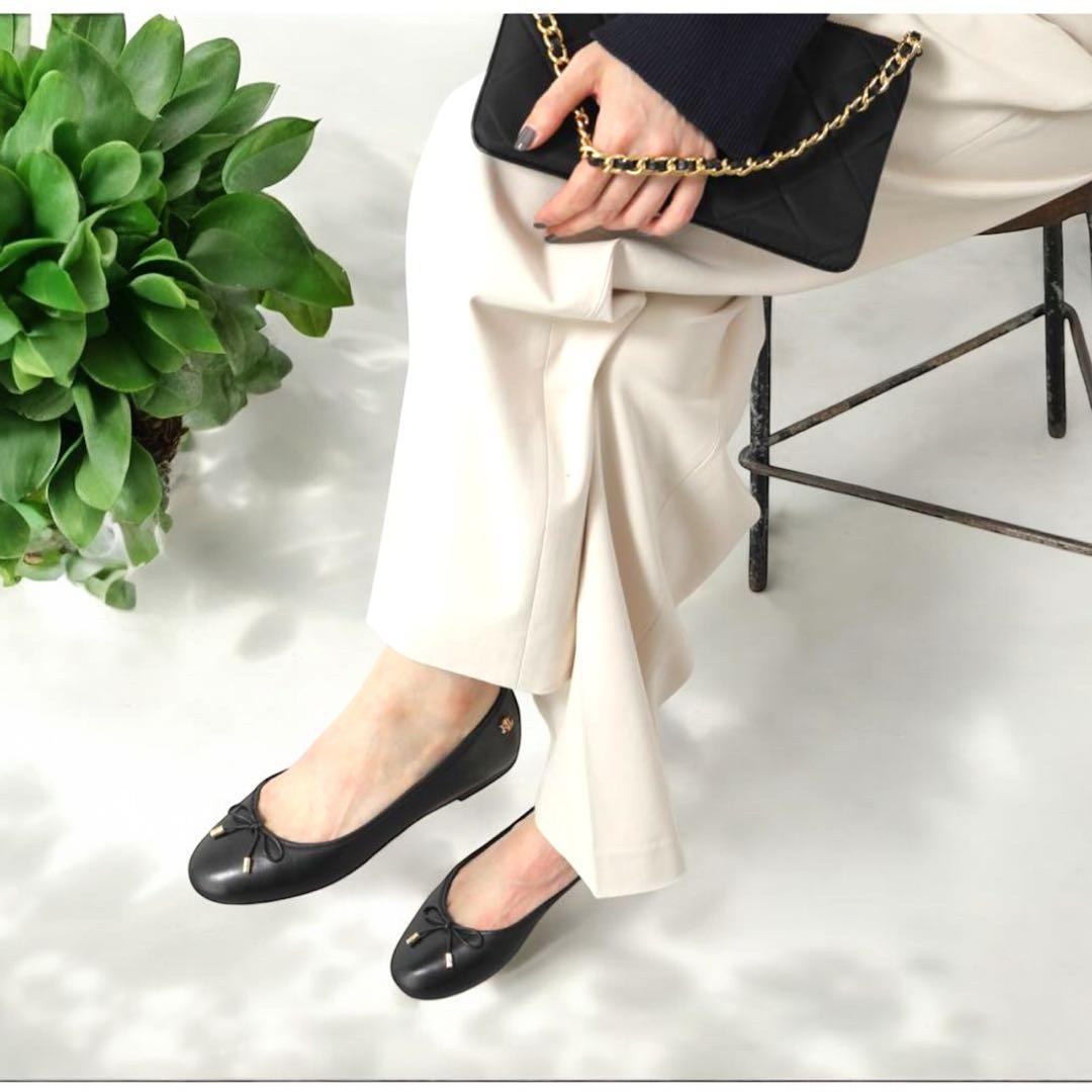 大人気！【Ralph Lauren】Jayna おしゃれフラットシューズ24cm
