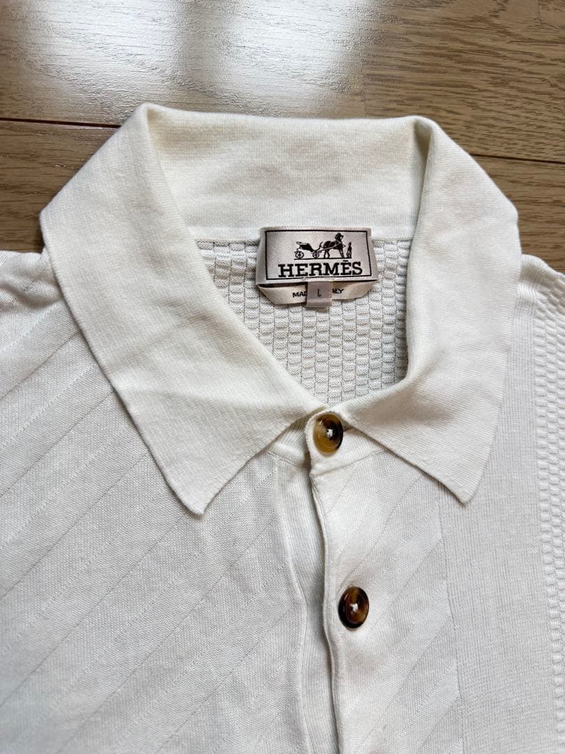 エルメス　ポロシャツ