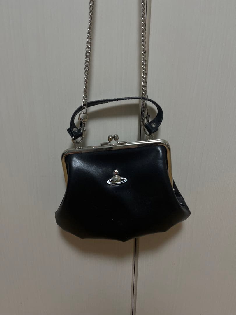 Vivienne Westwood レザー がま口 2wayバッグ ミニ