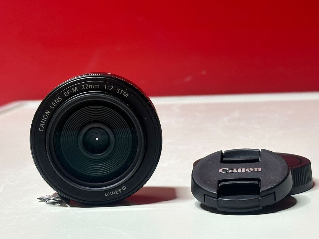 Canon EF-M 22mm f/2 STM レンズ キヤノン ブラック