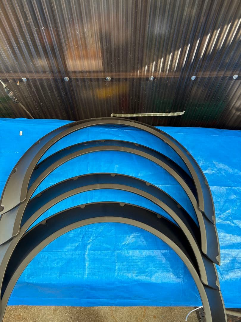 マットブラック オーバーフェンダー凡用 4個セット