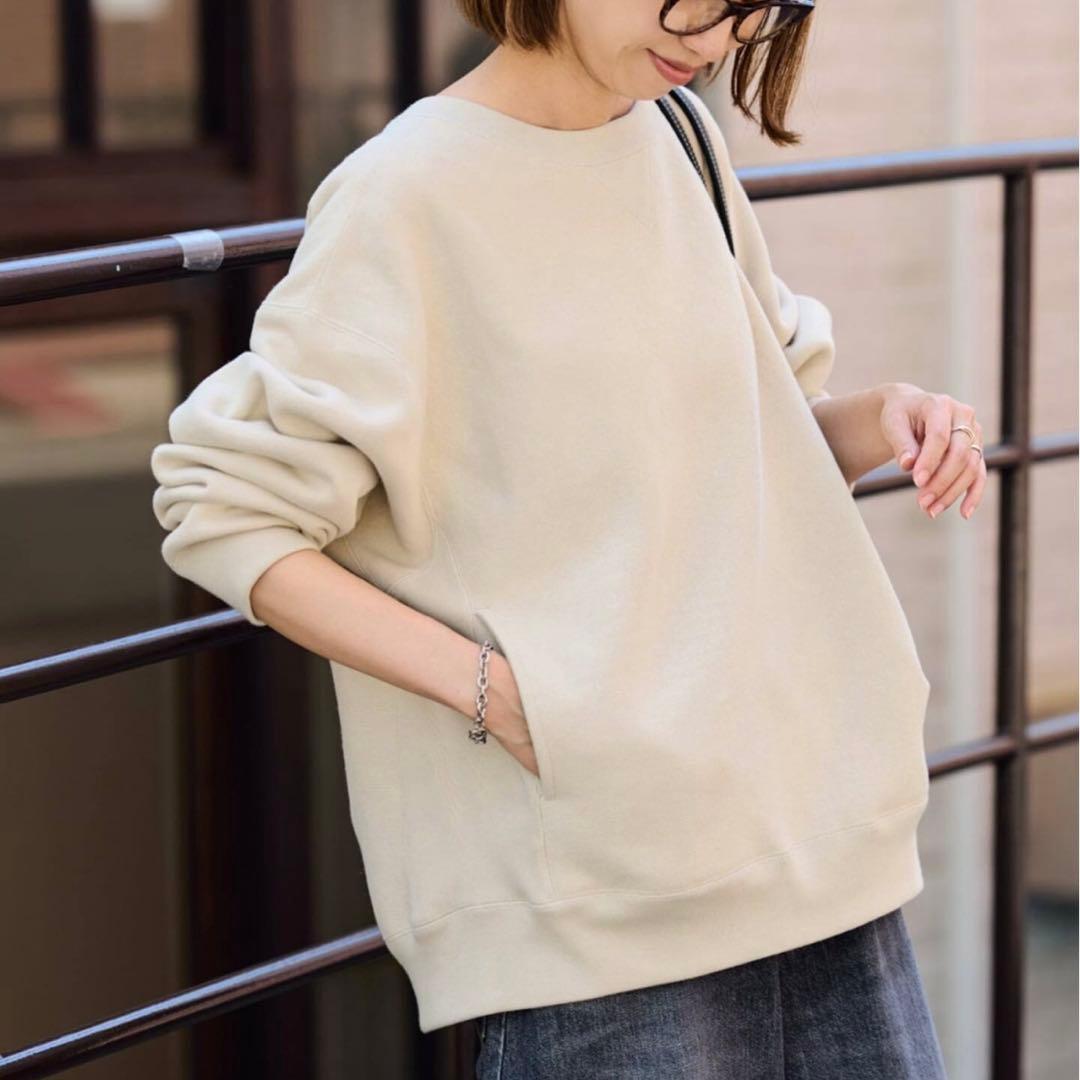 新品未使用フレームワーク　チャンピオン別注製品染めリバースウィーブ　スウェット