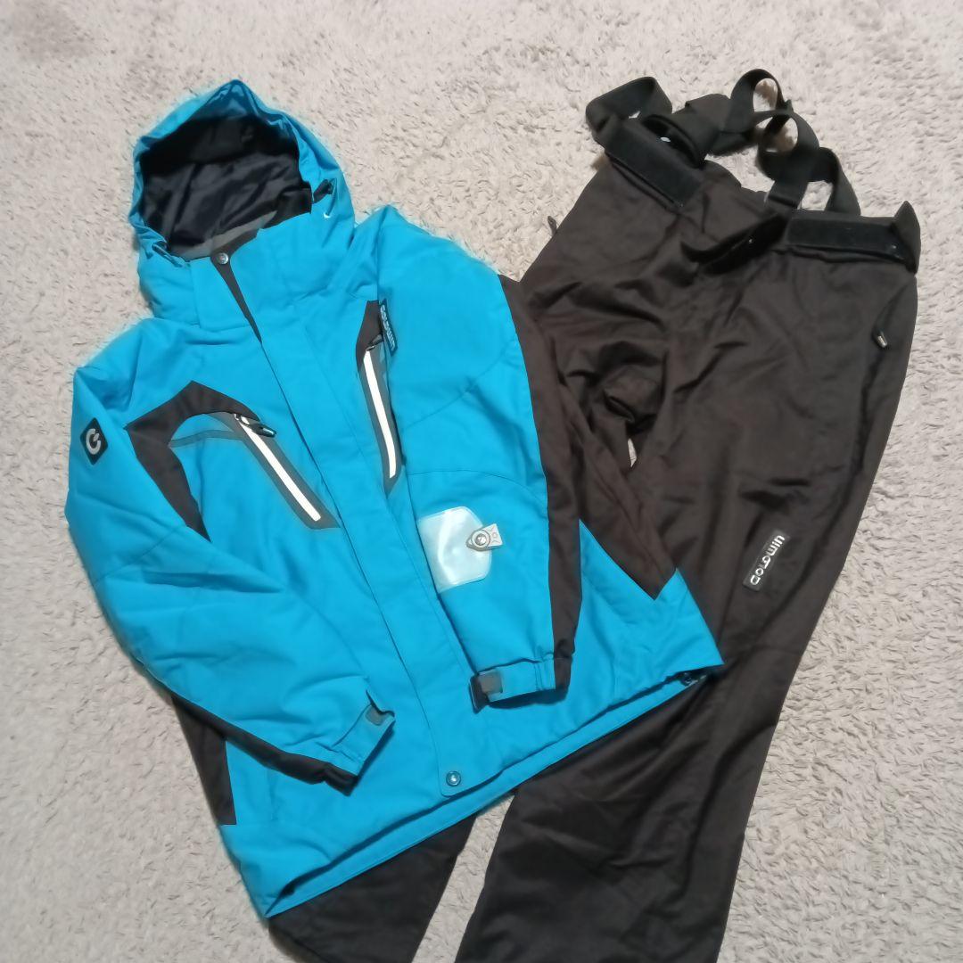 【美品】GOLDWIN ゴールドウィン　ウェア　青　セットアップ　上下　Мサイズ