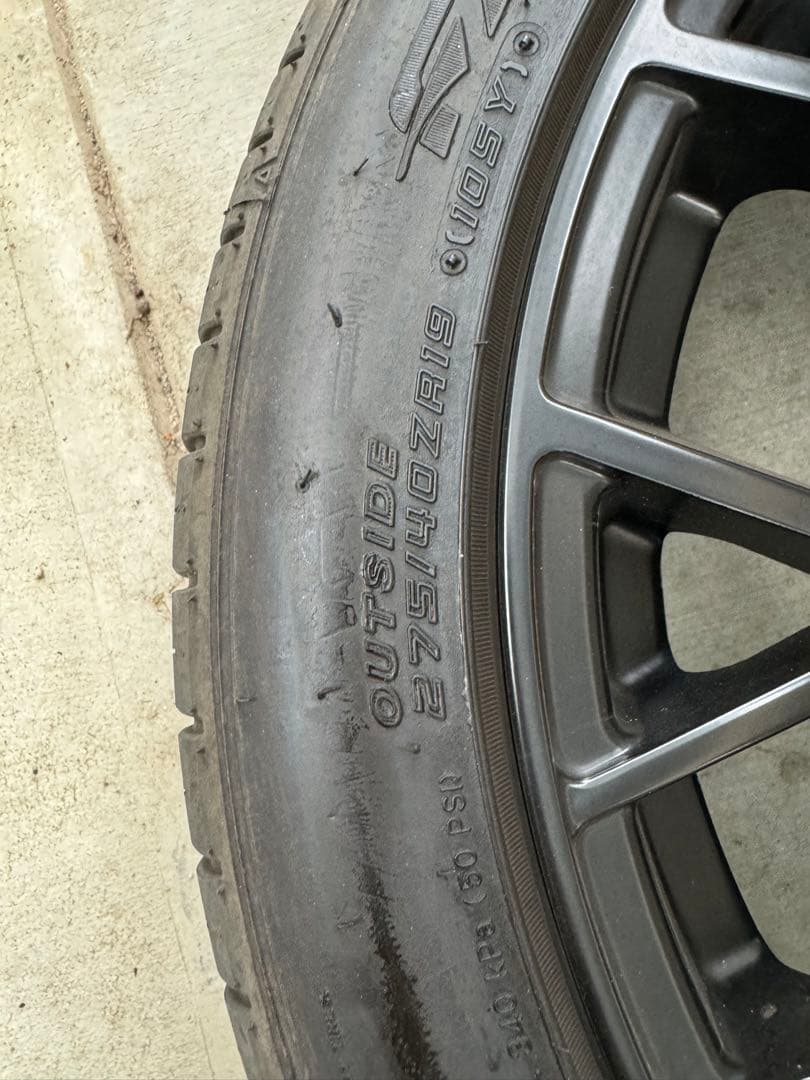 TSW セブリング　マットブラック　19インチ