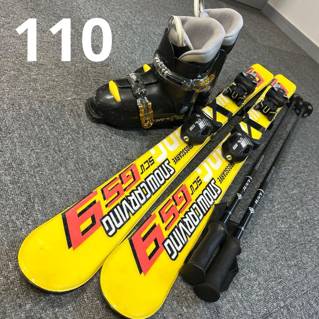 (8)  CARVING ジュニアスキーセット 110