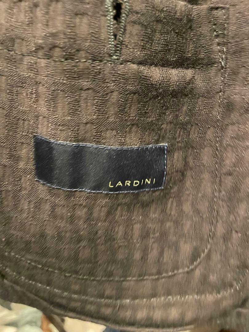 LARDINI ダークブラウン テーラードジャケット