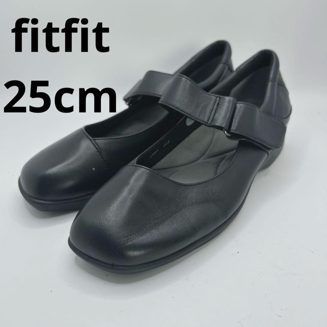 最終価格未使用級★フィットフィット ストラップパンプスメリージェーン 25