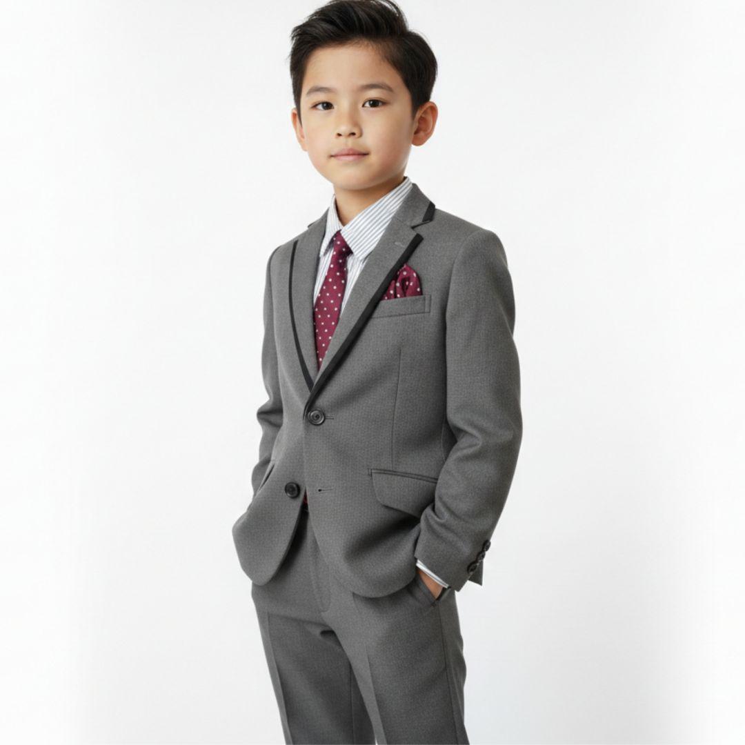 【未使用級】ワンダーファクトリーフォーマル5点 男の子120 長ズボン 卒入学