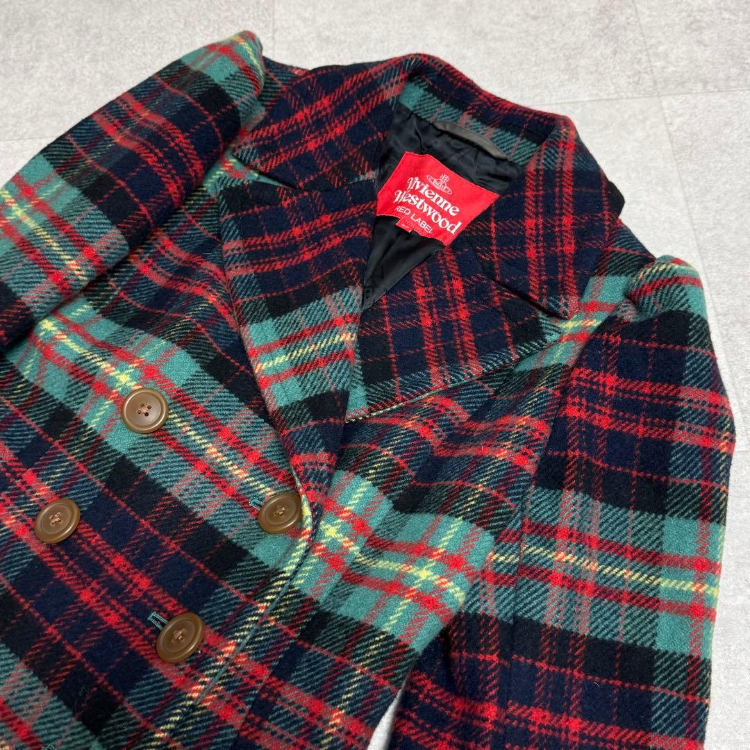 【2023年モデル】ヴィヴィアンウエストウッド タータンチェック ロングコート