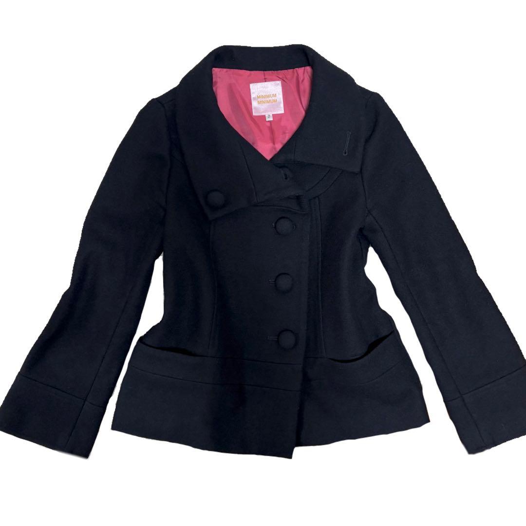 黒ショートコート 日本感性 バレエコア フェアリーグランジ フェアリーコア