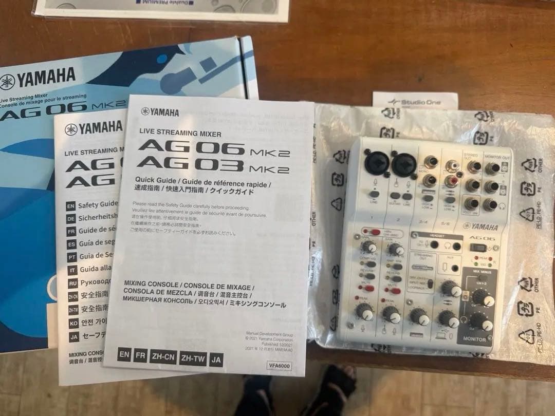 DTM・DAW YAMAHA AG06MK2