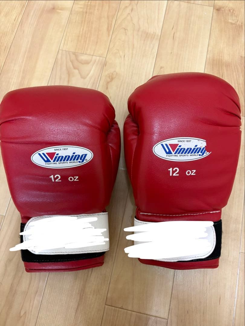 Winning ボクシンググローブ 12 oz レッド