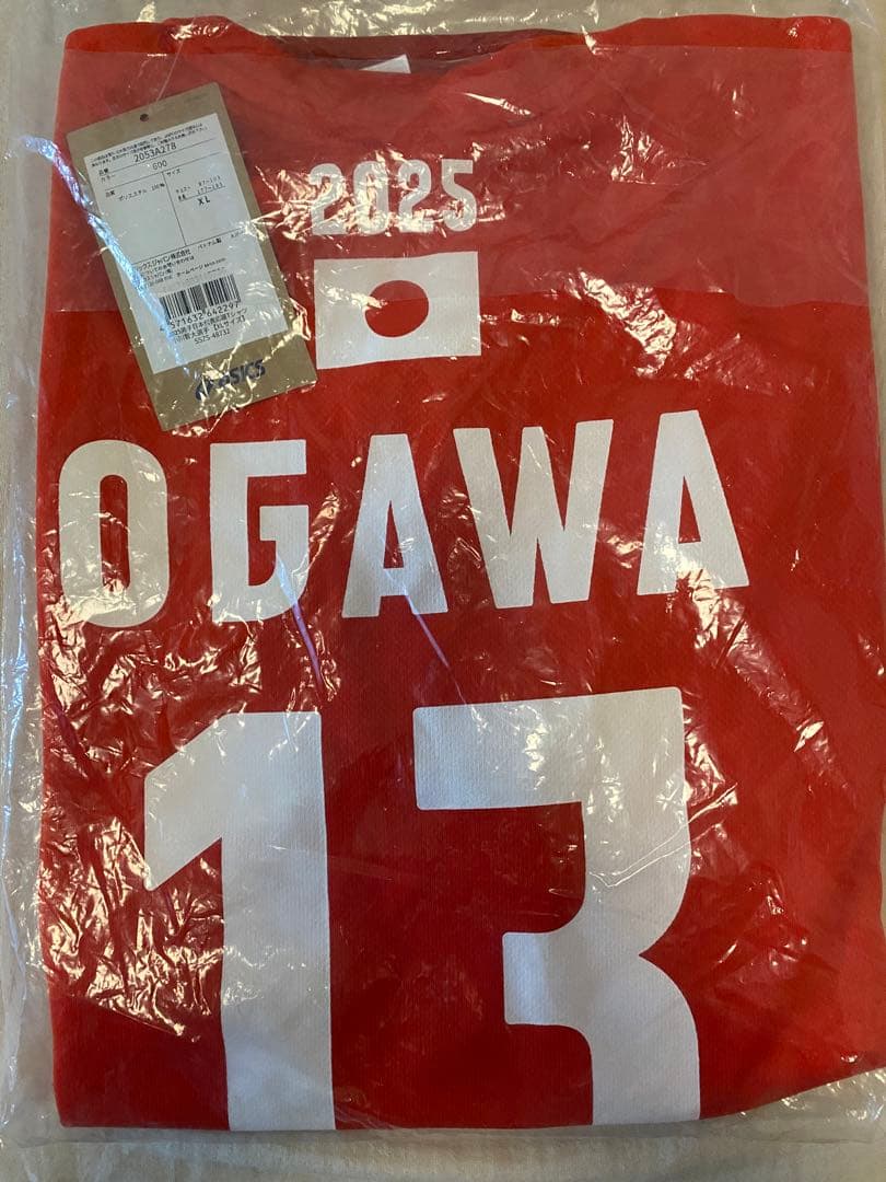 小川智大　ユニフォーム　XL 2025年日本代表