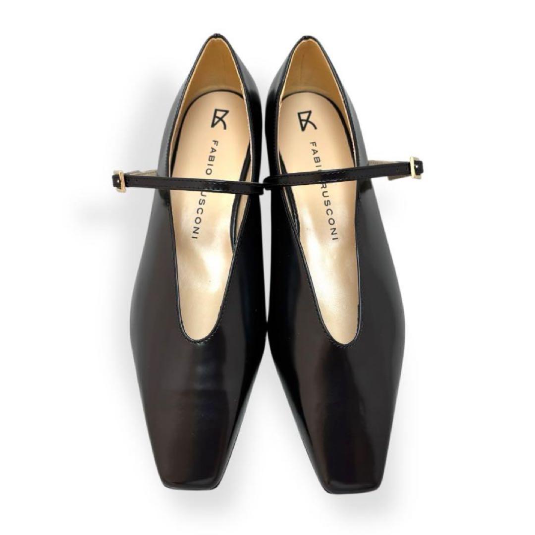 FABIO RUSCONI メリージェーン 黒 36 美品