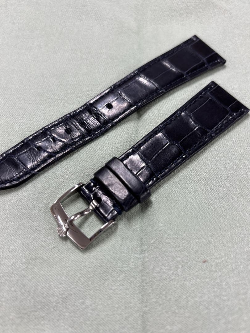 ロレックス 純正 尾錠付き クロコ ベルト バンド 20mm チェリー二