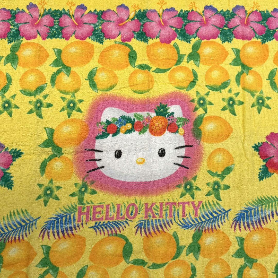 ✭+.゜希少！平成レトロ ハローキティ ハイビスカス トロピカル バスタオル
