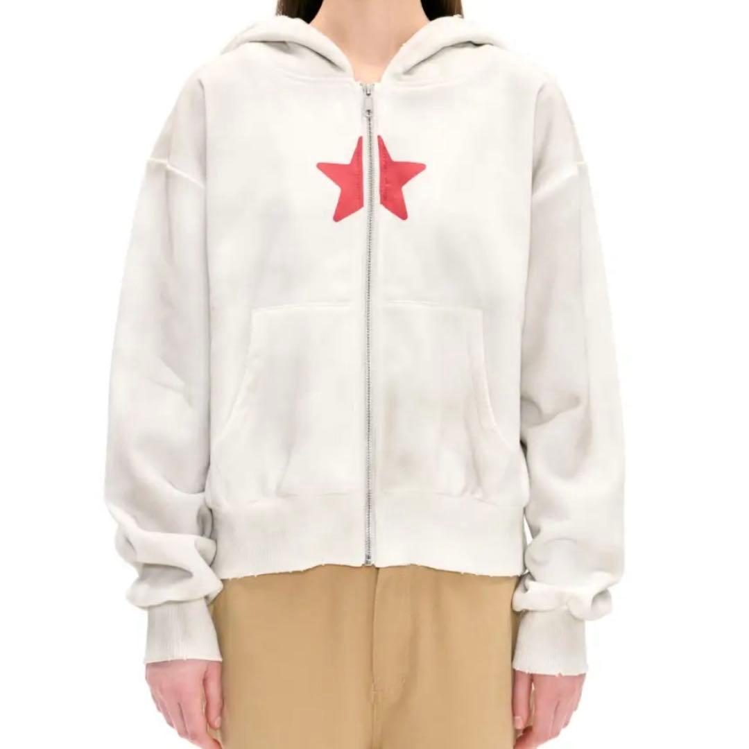 urbansophistication ダメージジップアップパーカー