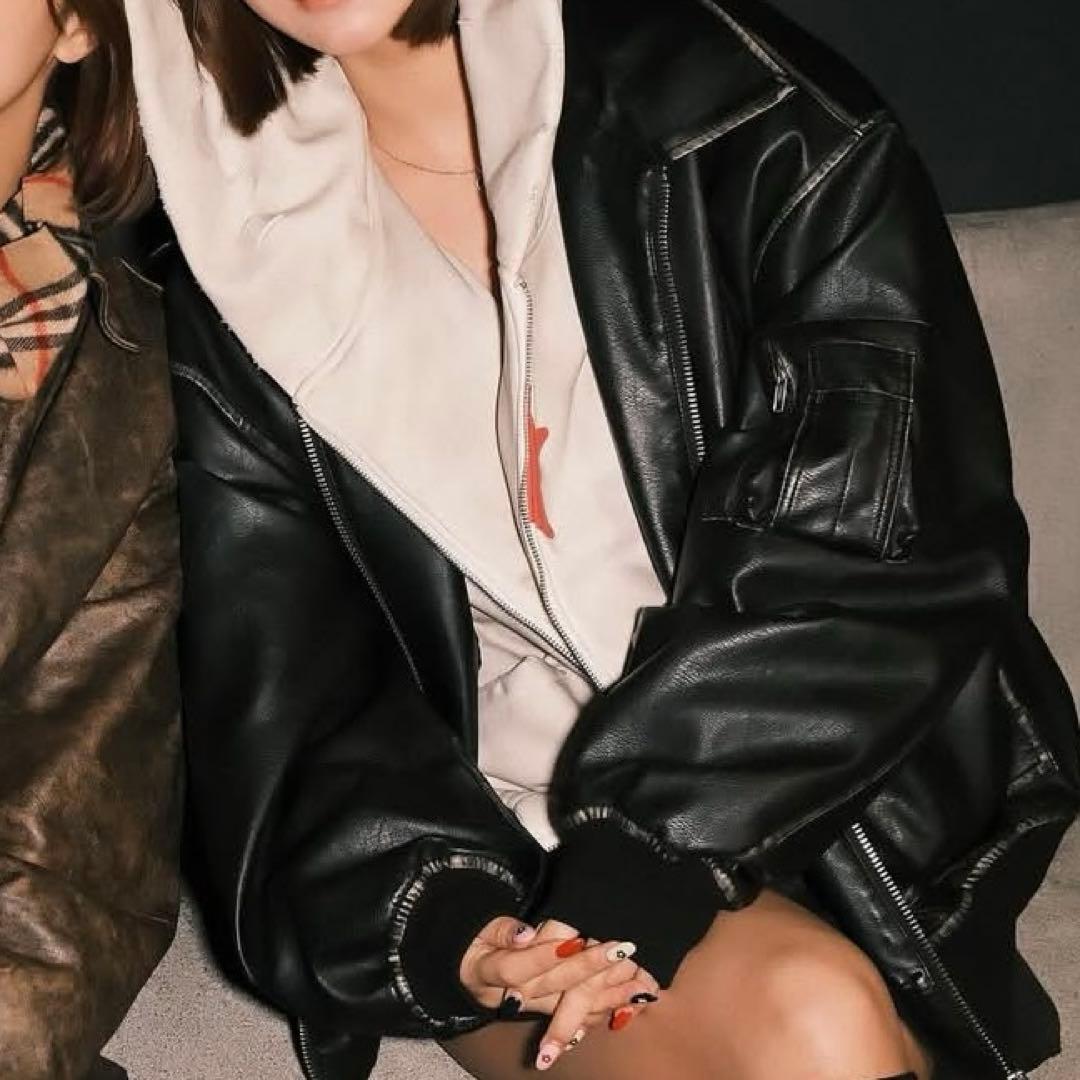 urbansophistication ダメージジップアップパーカー