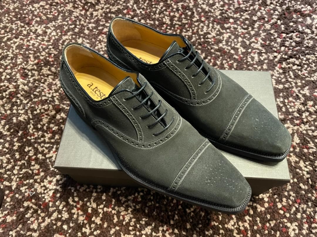 と*の様 【美品】a.testoni（ア・テストーニ）イタリア製　ドレスシューズ