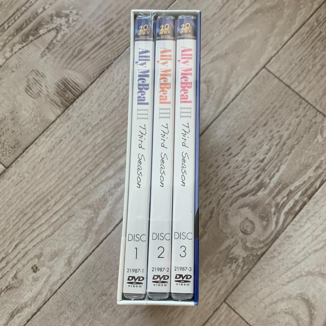 アリーmy Love III DVD-BOX vol.1 3枚組：未開封