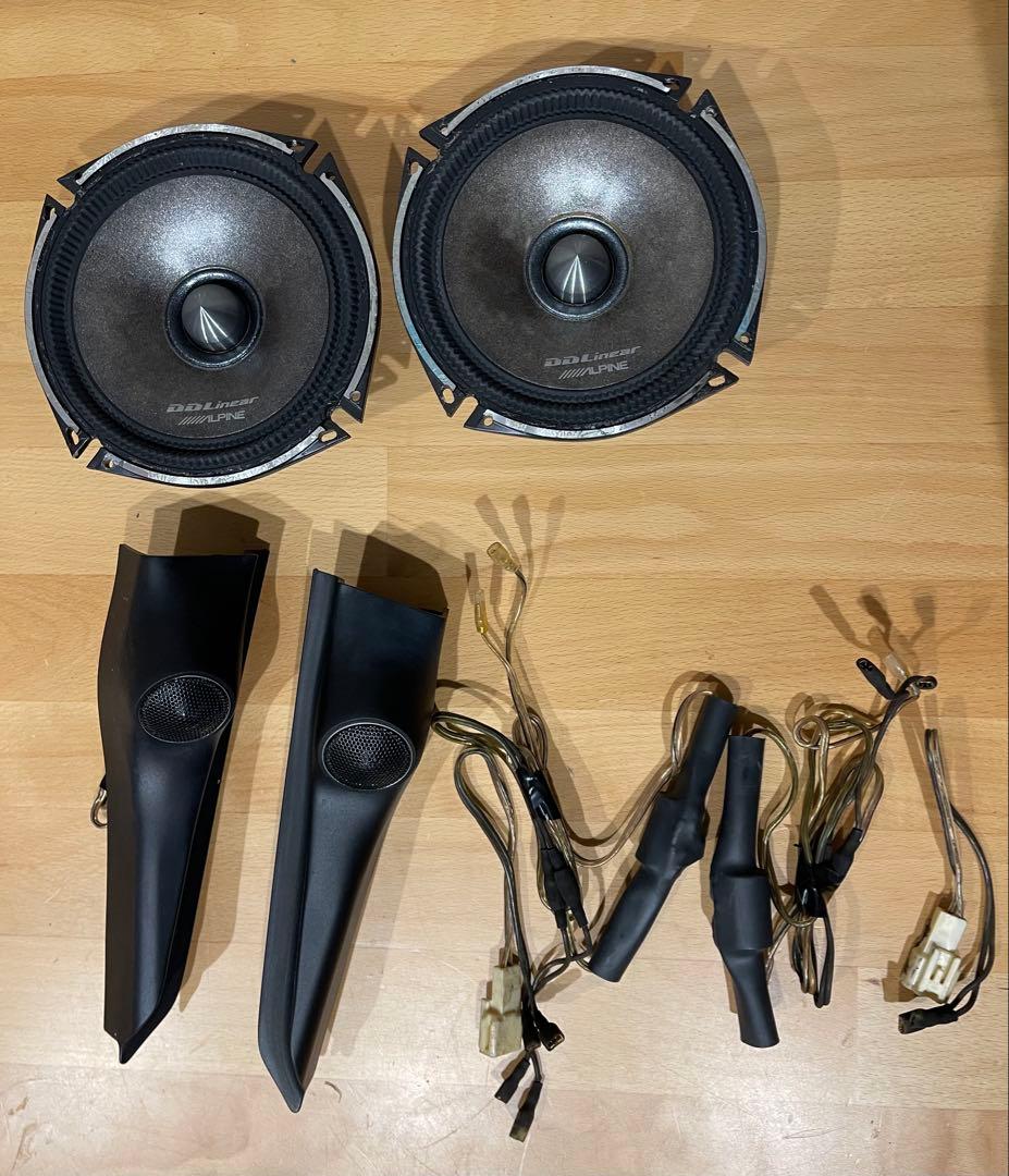 アルパイン スピーカー17cm DDL-RT17S ACR50Wに装着しました