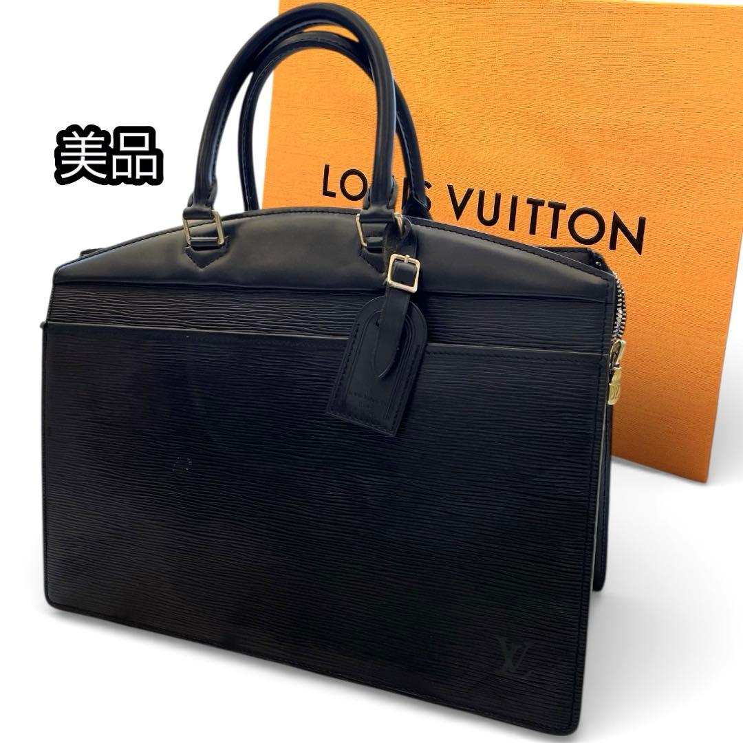 【美品】ルイヴィトン エピ リヴィエラ トートバッグ　黒 ブラック ハンドバック