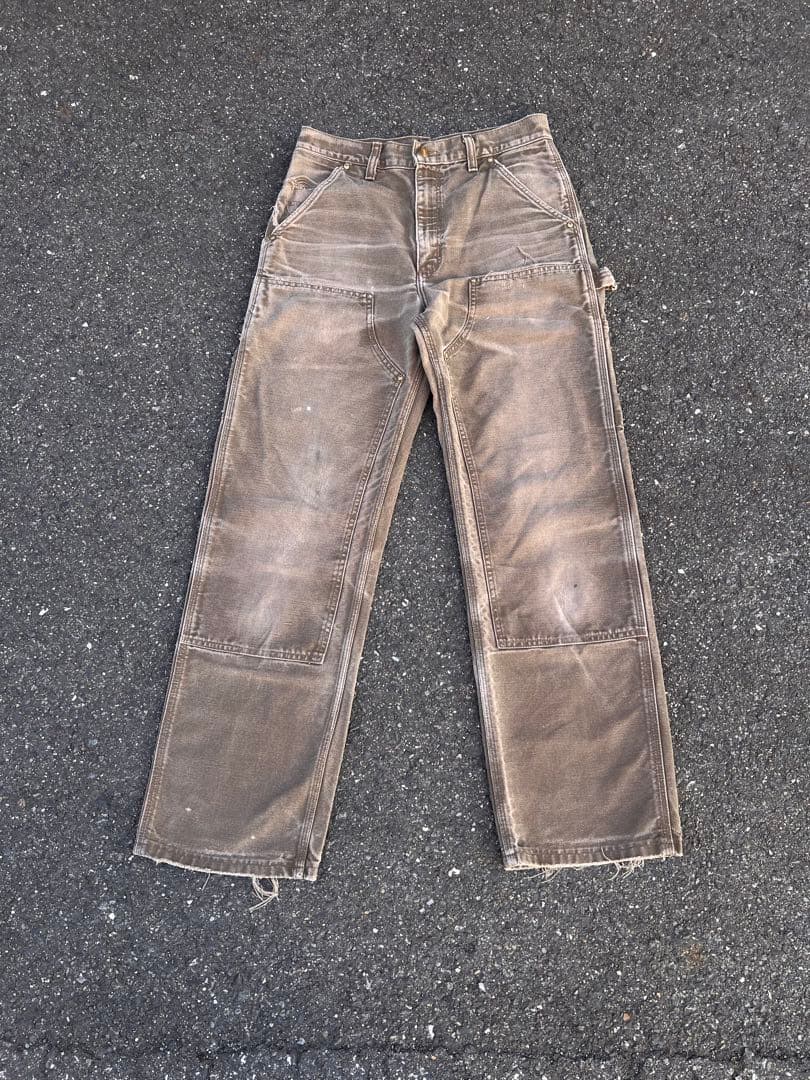 希少 90s カーハートダブルニーペインターパンツ USA製