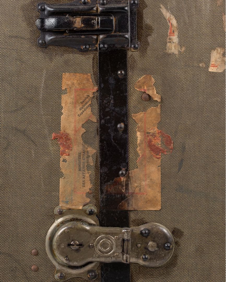 40’s フレンチヴィンテージ ウッドトランク ヴィンテージ家具