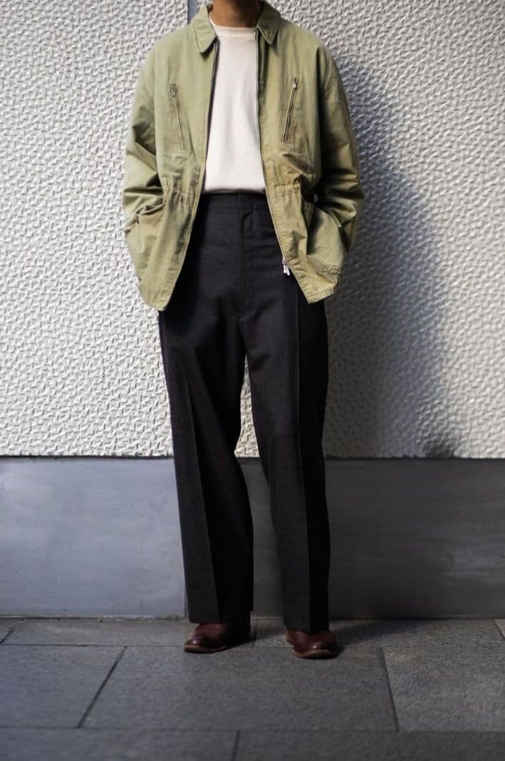 ets.materiaux ceremony pants チャコール