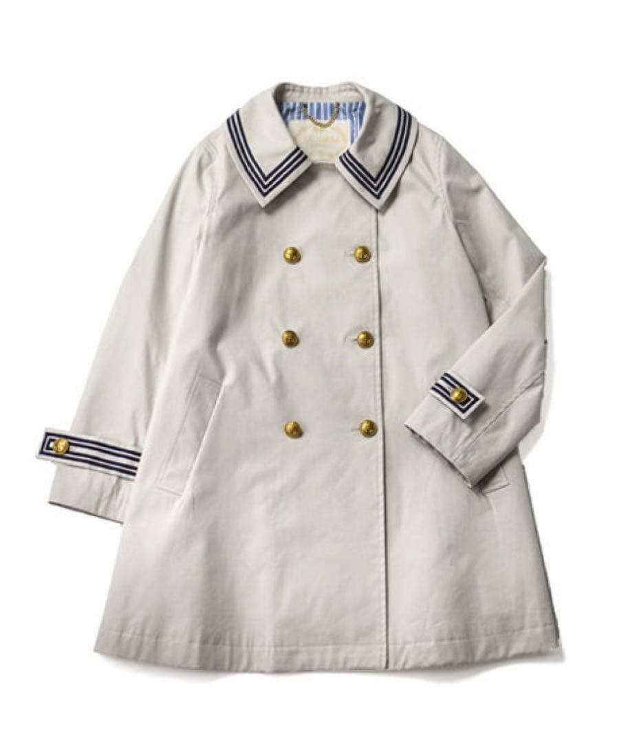 Jane Marple ダブルブレストトレンチコート