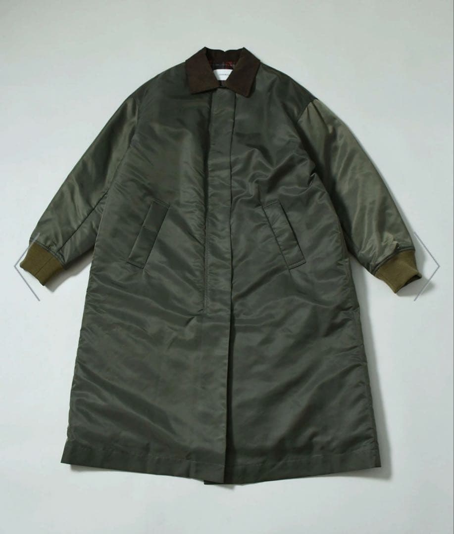 JOHNBULL ジョンブル ナイロンツイル ロング MA-1 コートMサイズ