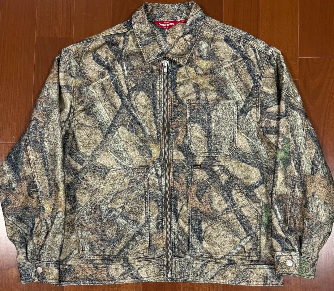 ジャケット・アウター 23FW Supreme Moleskin Work Jacket camo L