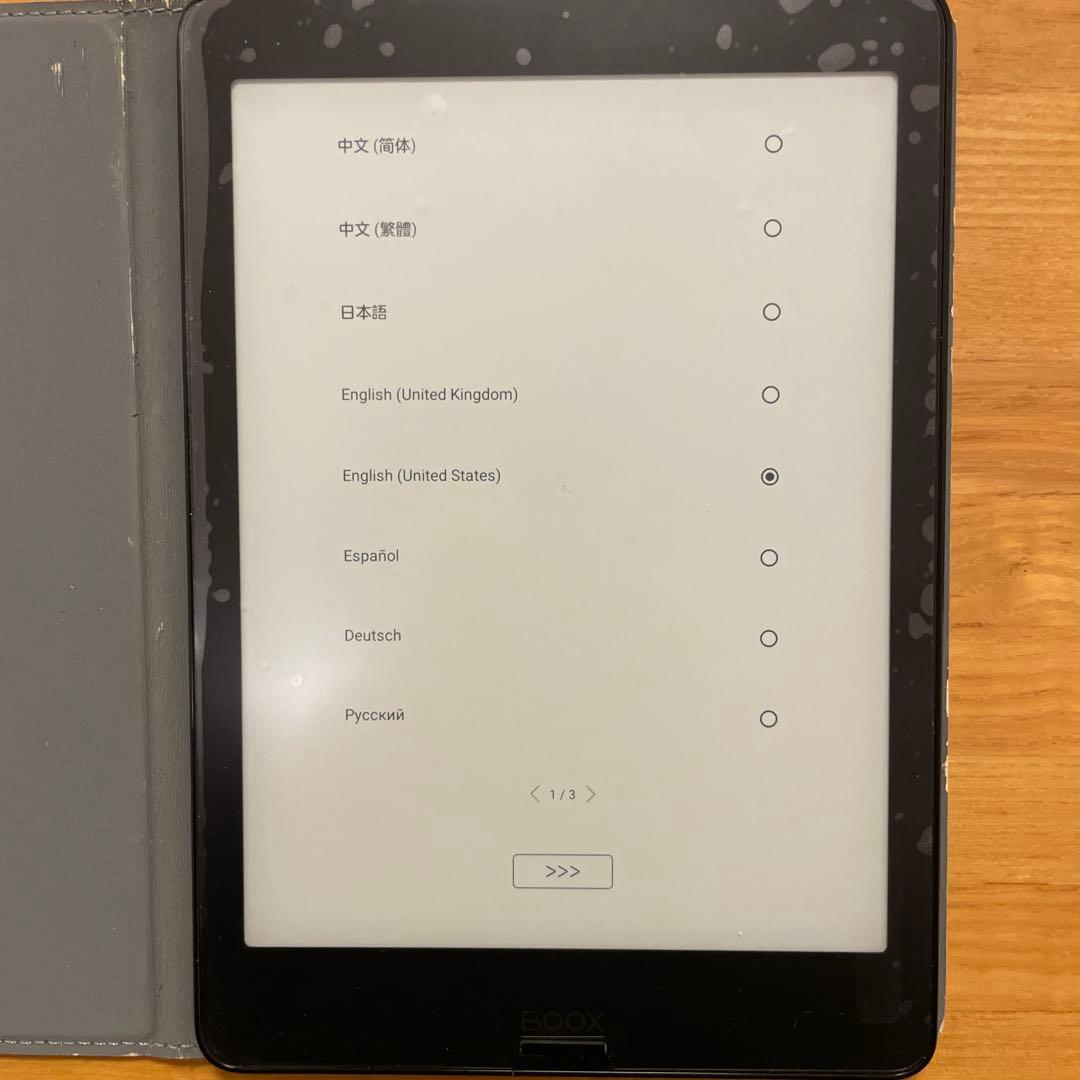 BOOX Nova2　7.8インチ電子ペーパータブレット　ケース&ペン付