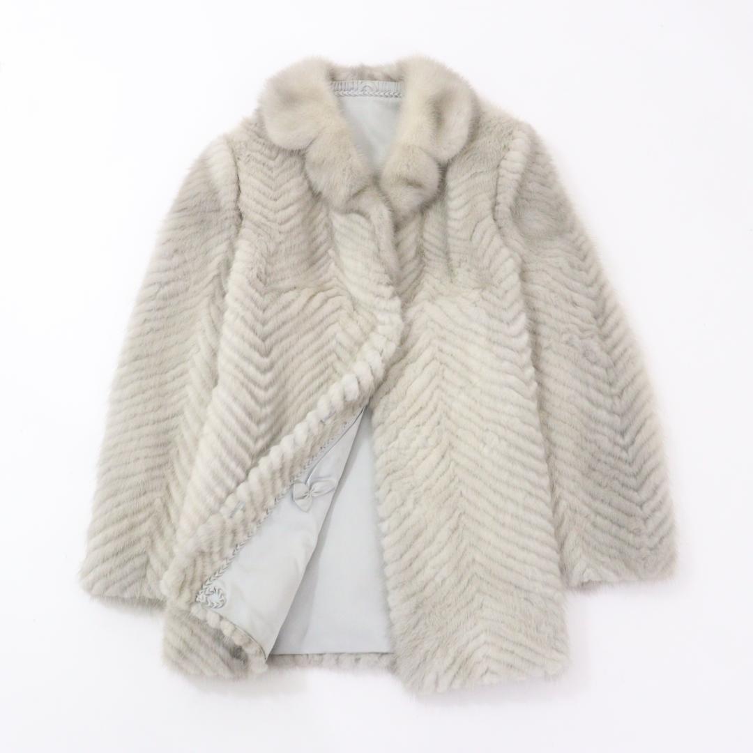 【らん】SAGA MINK サガミンク リアルファー コート 金タグ