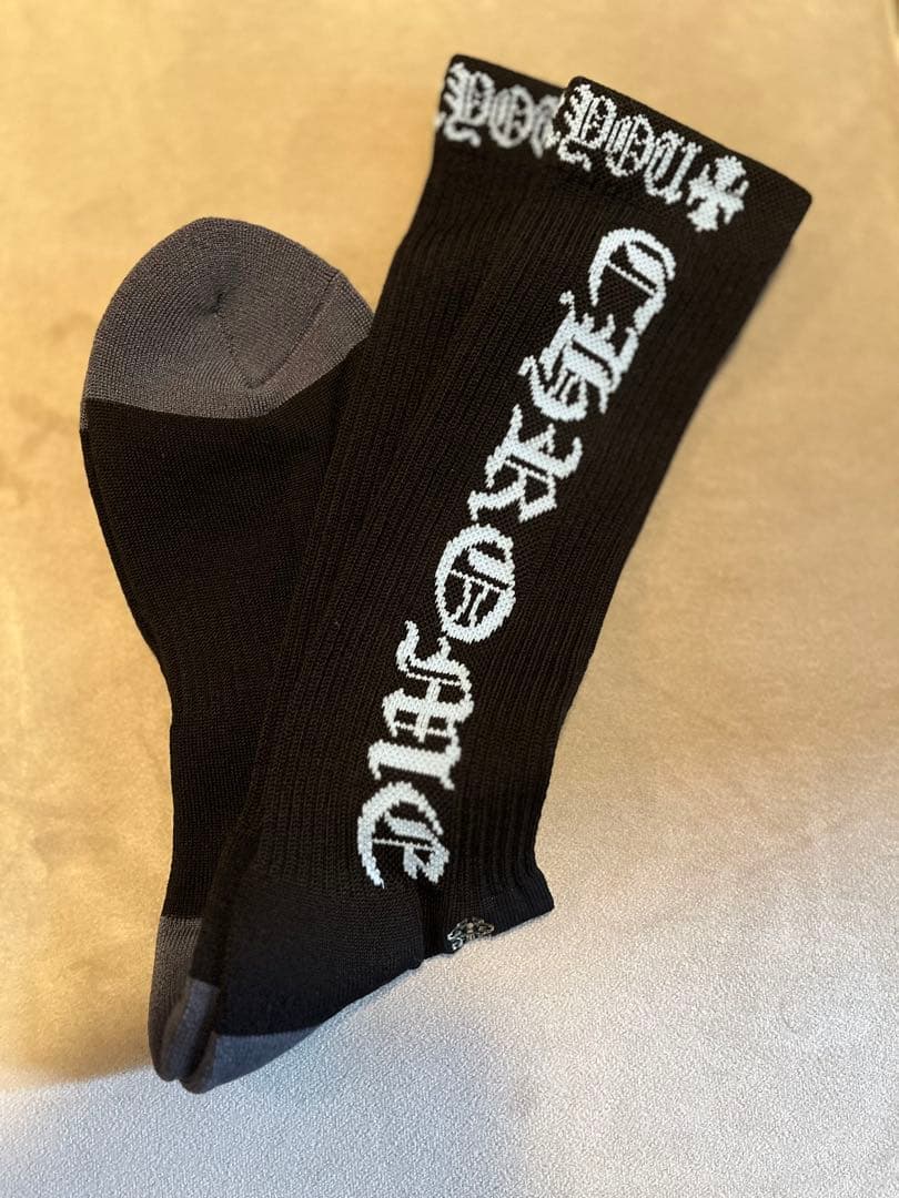 【新品】 Chrome Hearts ダガー ソックス 靴下 1足　水色 L