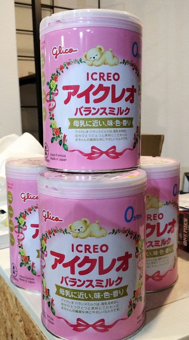 Glico アイクレオ バランスミルク 800g4個セット