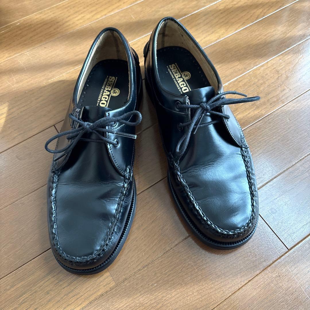 セバゴ　SEBAGO JAMES ローファー 　25.5 ブラック　モカシン