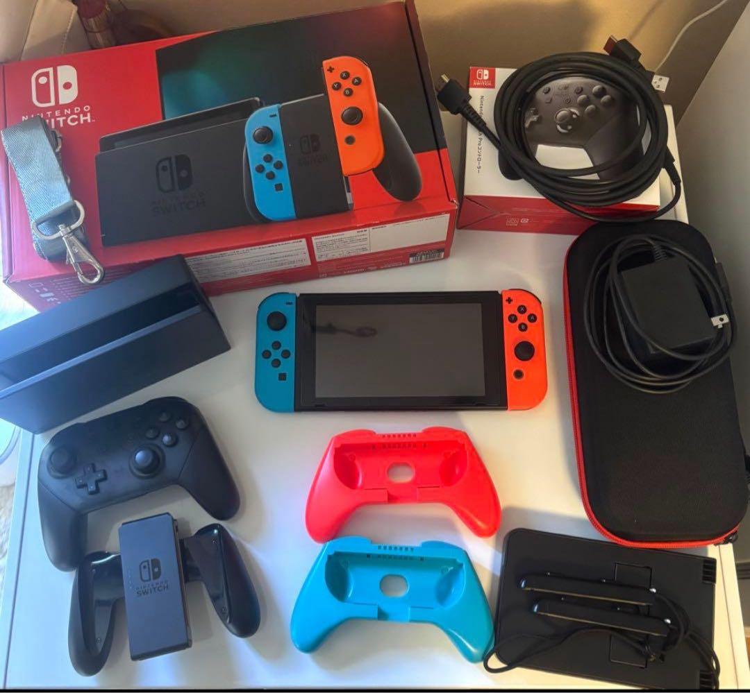 Switch 本体 Proコン付 美品 付属品多数 すぐ遊べるセット