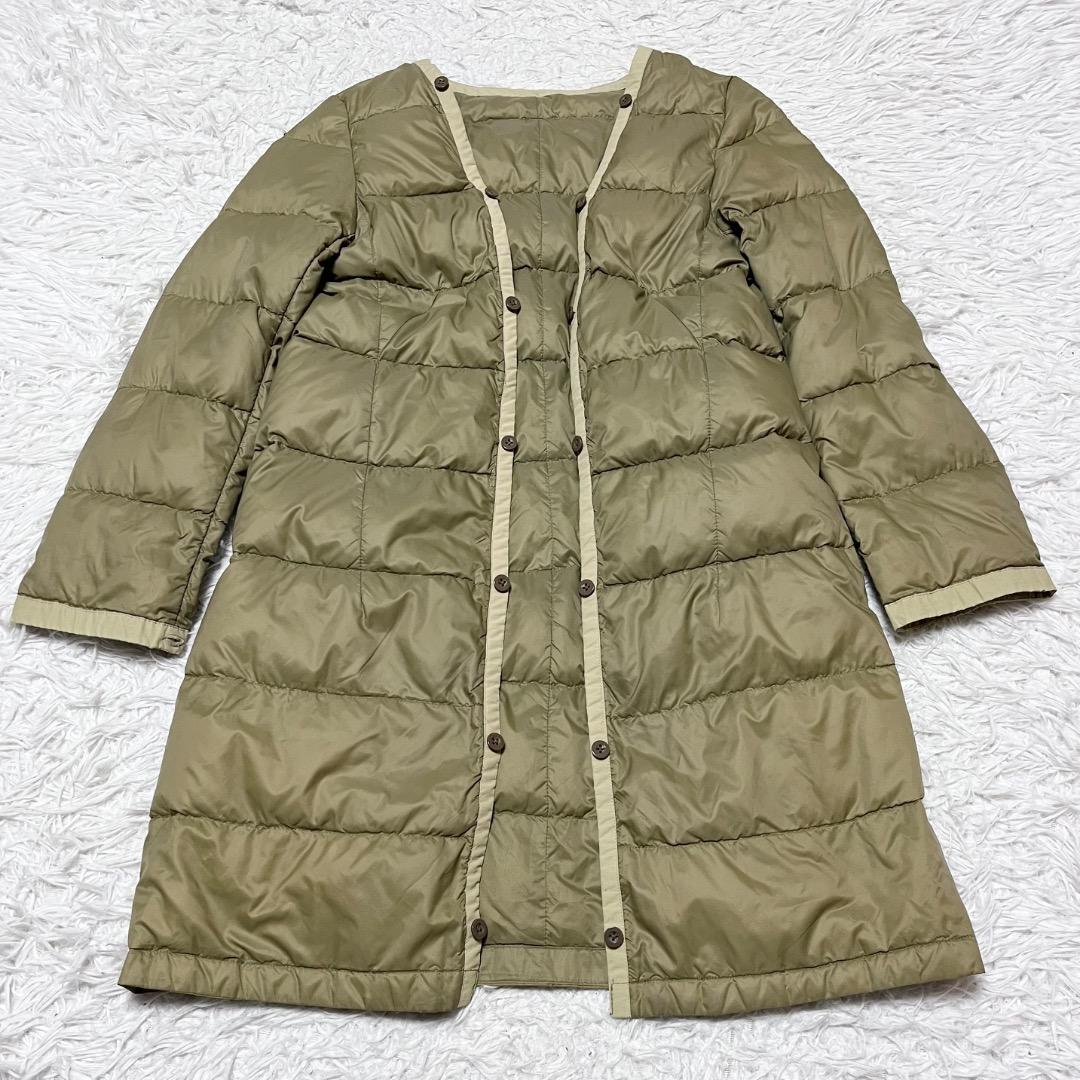 MHL. ダウンライナー付きステンカラーコート コットン ナイロン