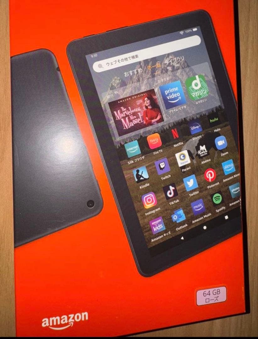 【新品】Amazon Fire HD 8 タブレット 64GB ローズ