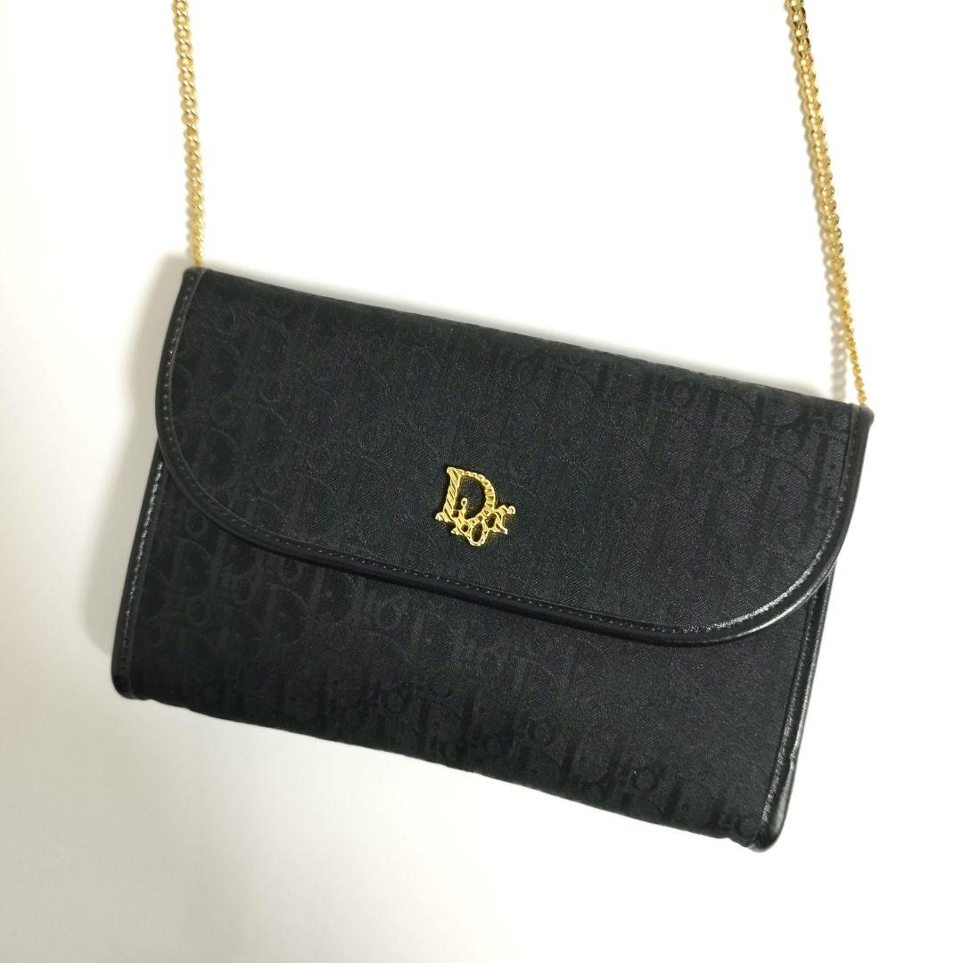 ほぼ未使用☆　ディオール　チェーン　ショルダーバッグ　トロッター 2way