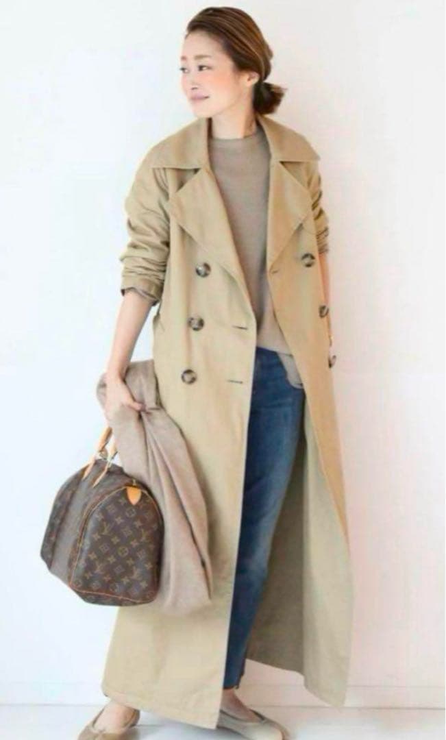 ドゥーズィエムクラス LONG TRENCH COAT ロング トレンチコー