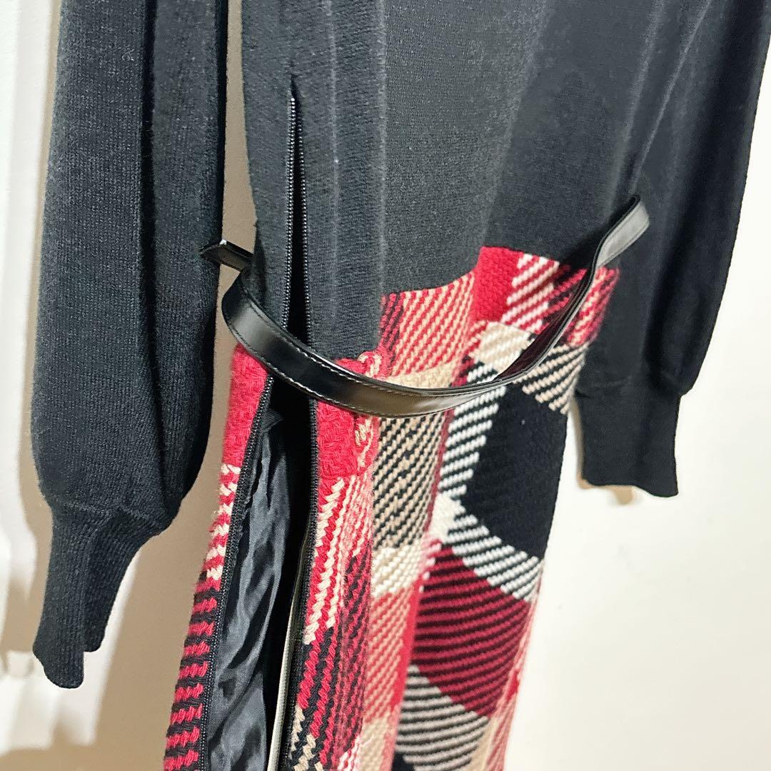 希少✨本田翼着用 完売品 BLUE LABEL　ドッキングワンピース　チェック