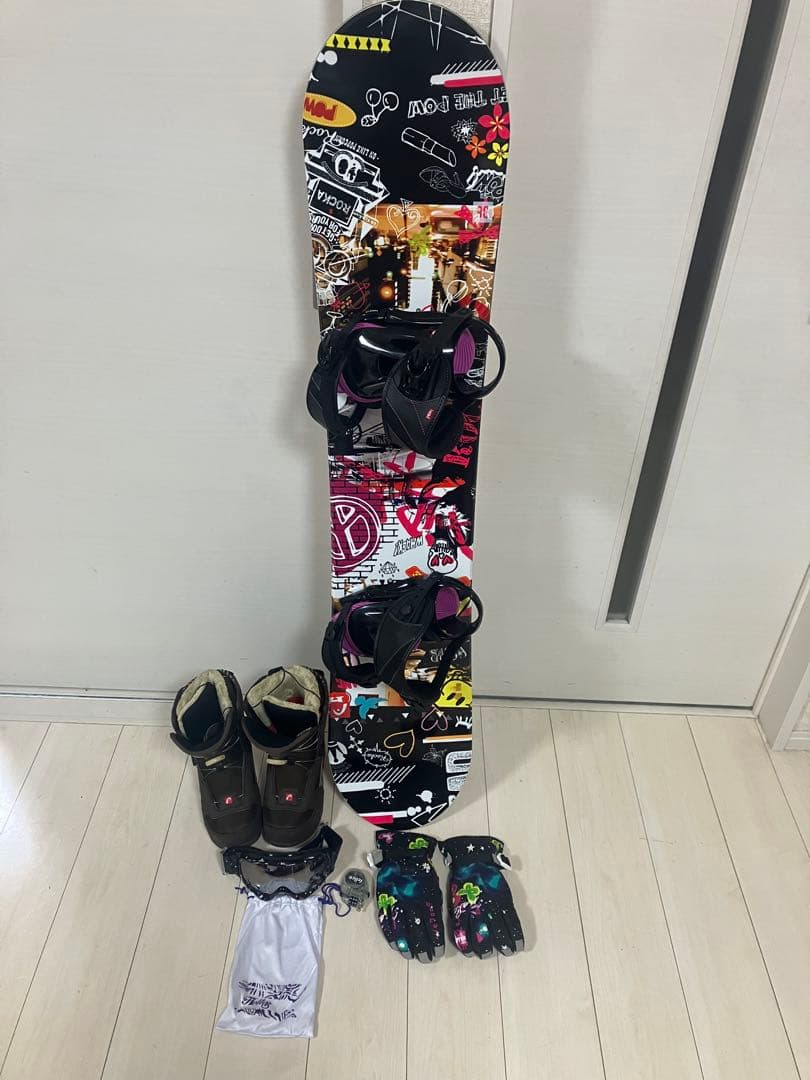 初心者オススメ　スノーボードセット　4点セット