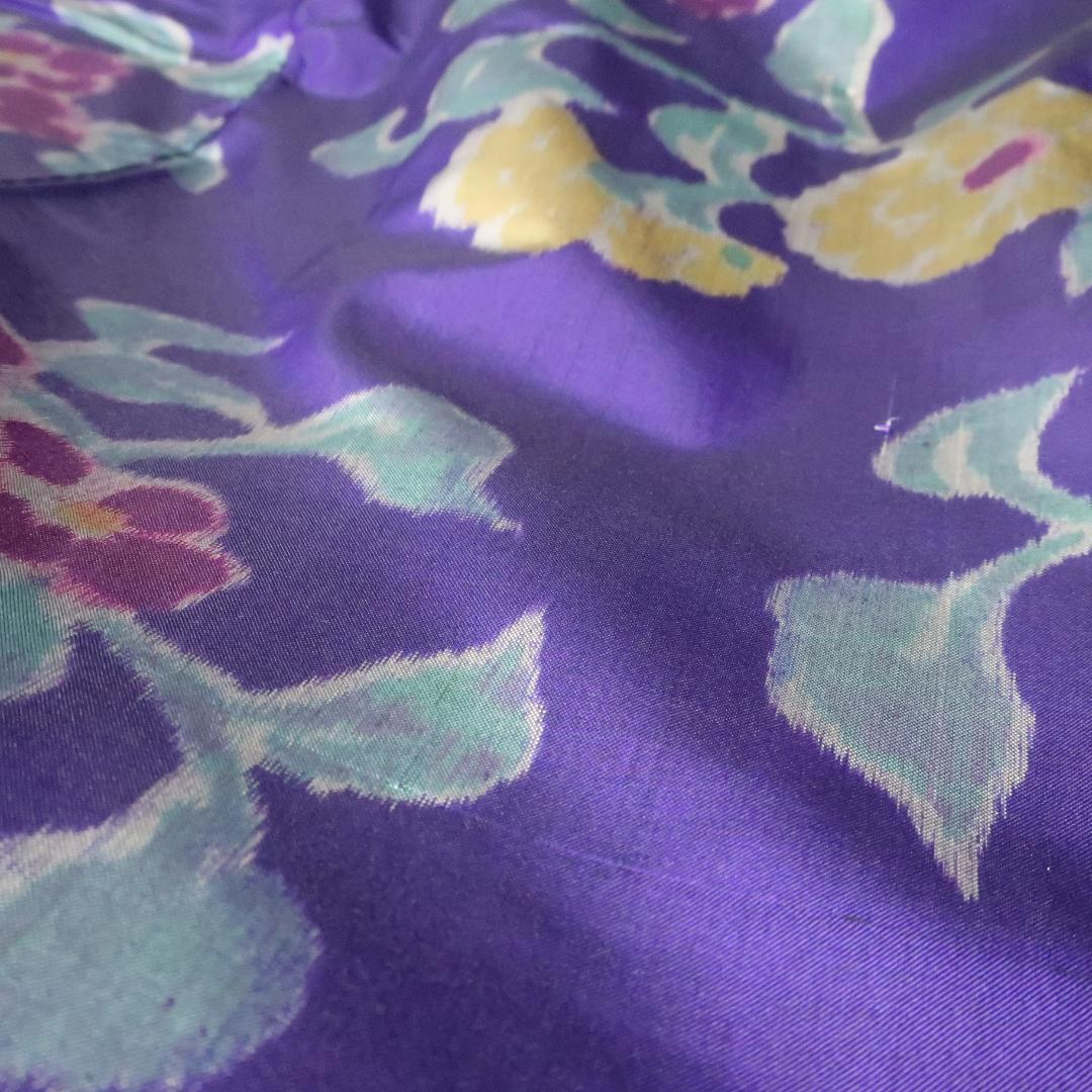 <Umeko>U202 身丈150cm 銘仙 着物☆☆☆ツヤ感