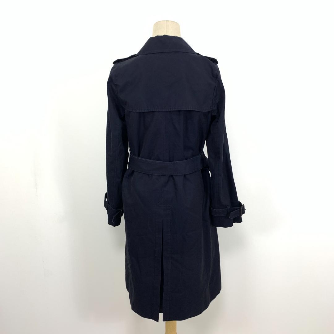 LA8688 マッキントッシュフィロソフィー トレンチコート ネイビー 紺 38