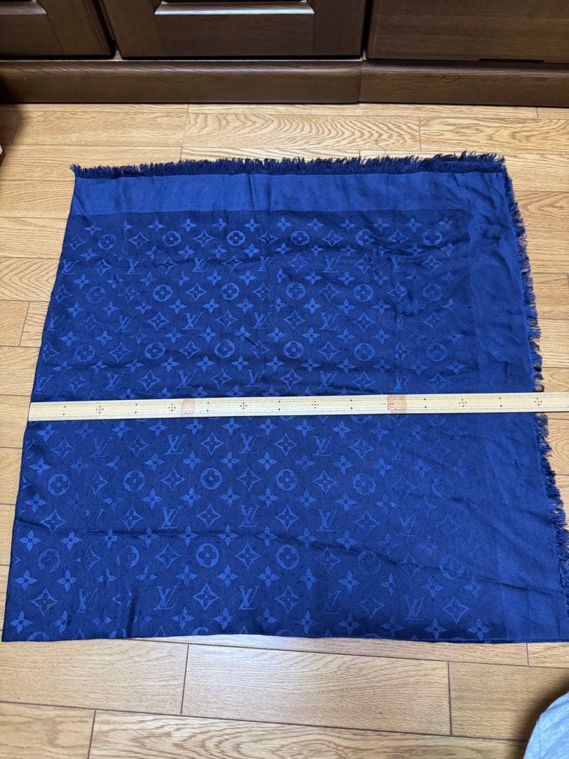 大判ショール ネイビー ルイヴィトン LOUIS VUITTON
