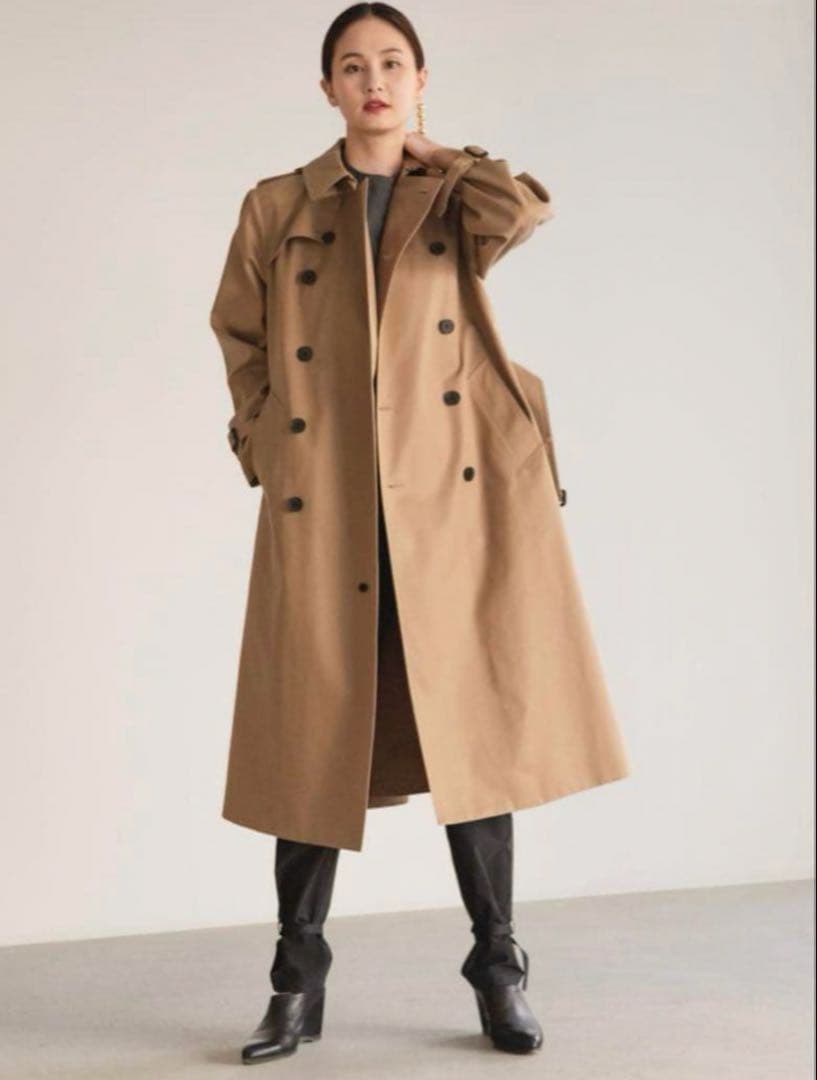 新品タグ付✨　ハイク　レギュラーフィット　トレンチコート　ロング　レディース